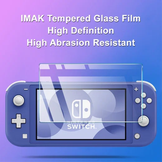 Imak Nintendo Switch Lite Screen Protector Ultra Clear Tempered Glass afbeelding 5