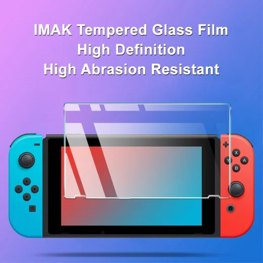 IMAK Nintendo Switch Screen Protector Ultra Clear Tempered Glass afbeelding 4