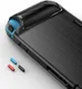 Nintendo Switch Hoesje Geborsteld TPU Flexibele Cover Zwart afbeelding 15