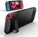 Nintendo Switch Hoesje Geborsteld TPU Flexibele Cover Zwart afbeelding 4