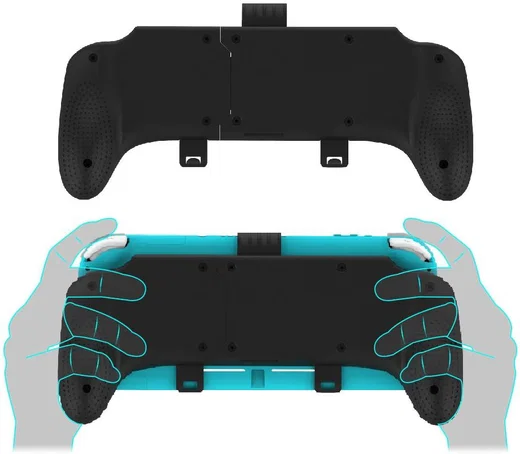Houder voor Ergonomisch Gamen/Grip Nintendo Switch/Switch Lite Zwart afbeelding 6