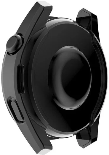 Huawei Watch 3 Pro Hoesje Hard Plastic met Tempered Glass Zilver afbeelding 3