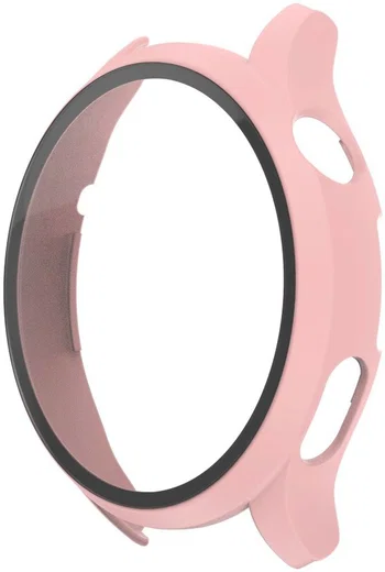 Huawei Watch 3 Case Hard Plastic Bumper met Tempered Glass Roze afbeelding 3