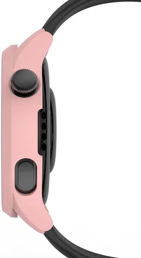 Huawei Watch 3 Case Hard Plastic Bumper met Tempered Glass Roze afbeelding 2