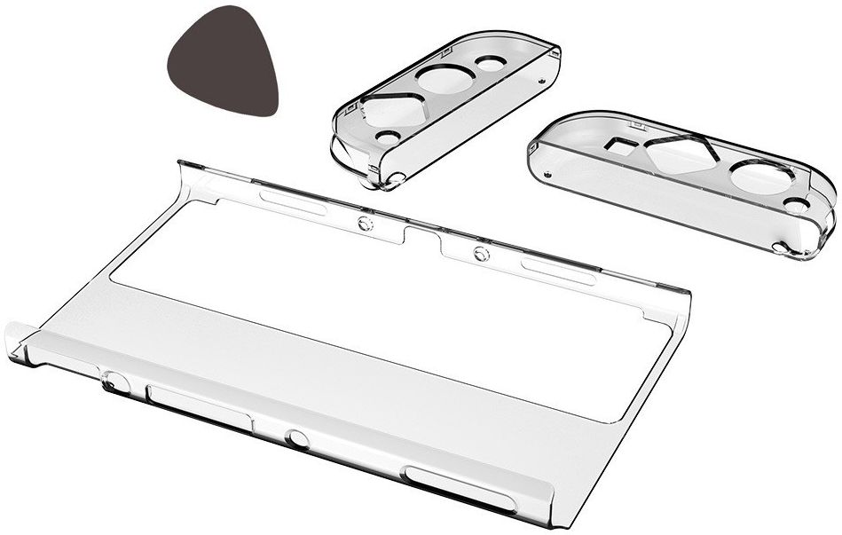Nintendo Switch OLED Hoesje Schokbestendig Bescherm Case Transparant afbeelding 3