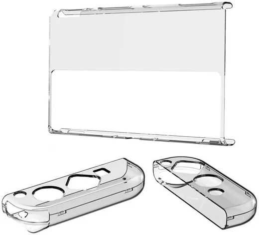 Nintendo Switch OLED Hoesje Schokbestendig Bescherm Case Transparant afbeelding 6