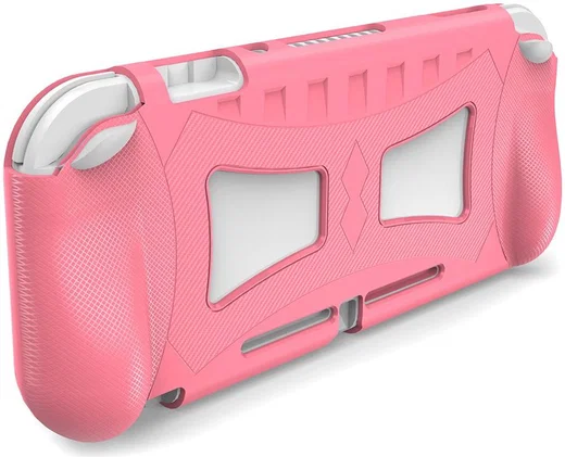 Nintendo Switch Lite Hoesje Flexibele TPU Cover Roze afbeelding 1