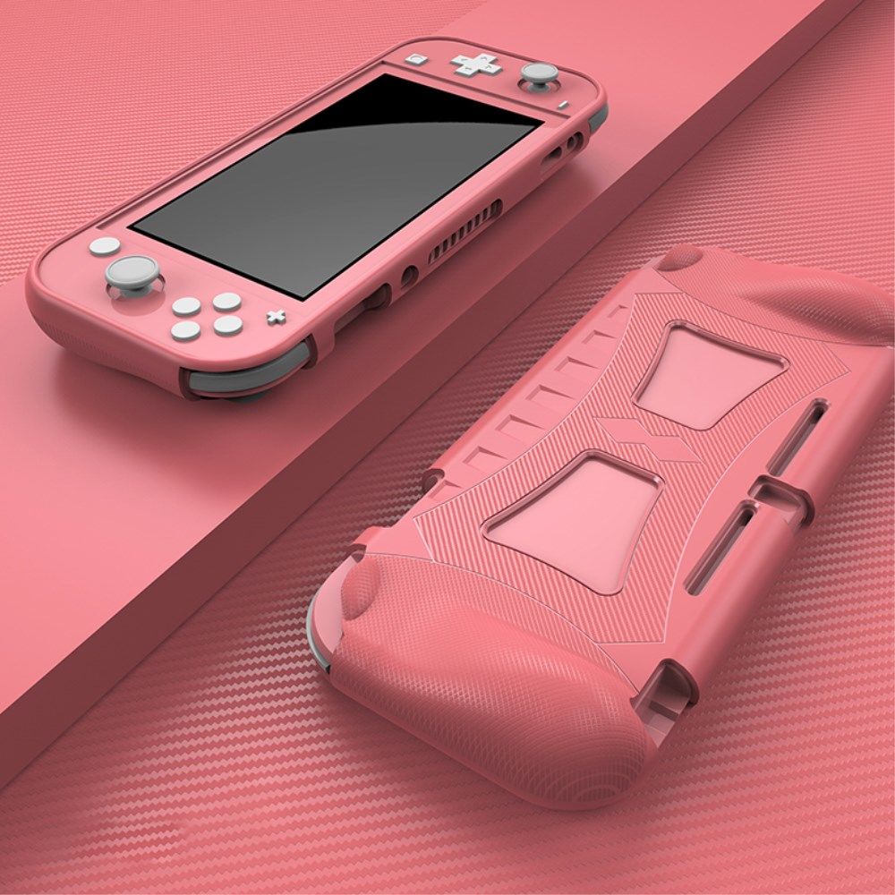 Nintendo Switch Lite Hoesje Flexibele TPU Cover Roze afbeelding 3