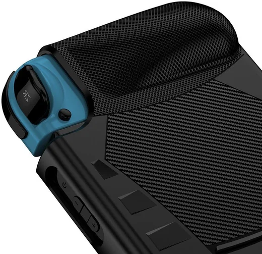 Nintendo Switch Hoesje Schokbestendig TPU Case met Kickstand Zwart afbeelding 4