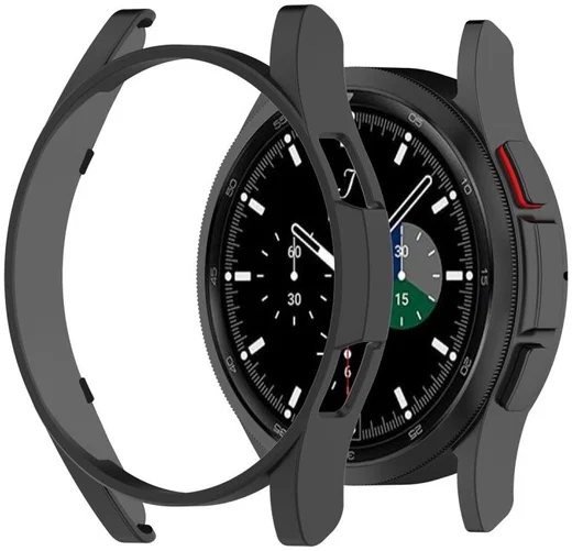 Samsung Galaxy Watch 4 Classic 46MM Hoesje - Hard Plastic Bumper - Zwart afbeelding 2