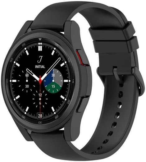 Samsung Galaxy Watch 4 Classic 46MM Hoesje - Hard Plastic Bumper - Zwart afbeelding 1