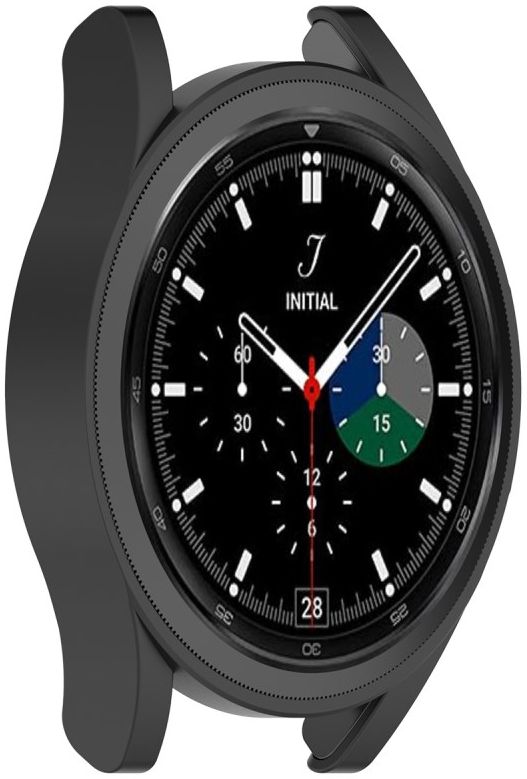 Samsung Galaxy Watch 4 Classic 46MM Hoesje - Hard Plastic Bumper - Zwart afbeelding 3