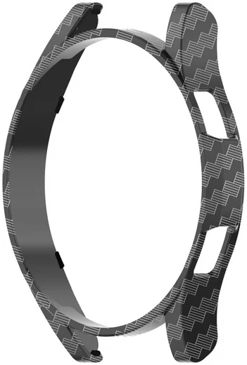 Samsung Galaxy Watch 4 Classic 46MM Hoesje - Hard Plastic Bumper - Carbon afbeelding 4