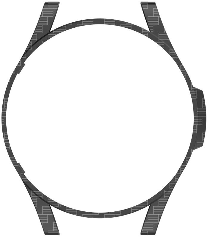 Samsung Galaxy Watch 4 Classic 46MM Hoesje - Hard Plastic Bumper - Carbon afbeelding 6