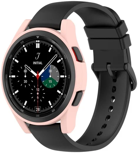 Samsung Galaxy Watch 4 Classic 42MM Hoesje - Hard Plastic Bumper - Roze afbeelding 1