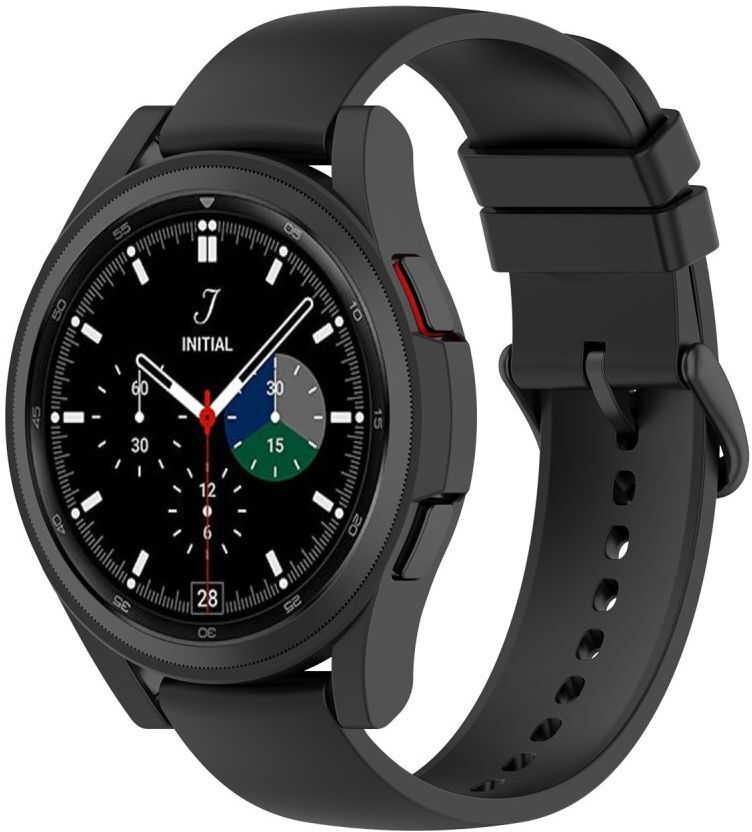 Samsung Galaxy Watch 4 Classic 42MM Hoesje - Hard Plastic Bumper - Zwart afbeelding 1