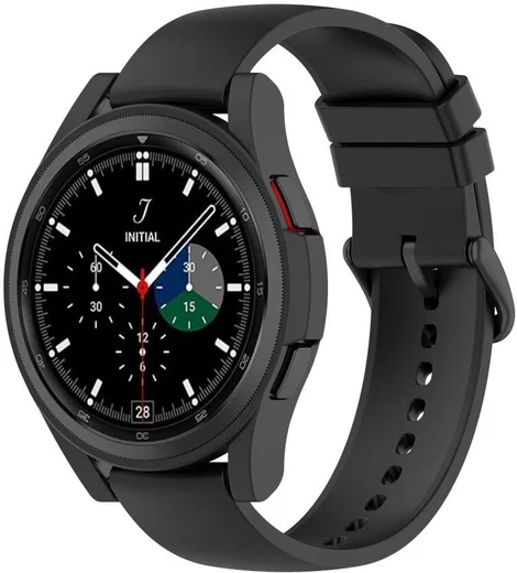 Samsung Galaxy Watch 4 Classic 42MM Hoesje - Hard Plastic Bumper - Zwart afbeelding 1
