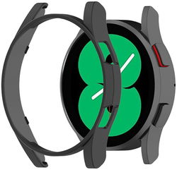 Samsung Galaxy Watch 4 44MM Hoesje - Hard Plastic Bumper - Zwart afbeelding