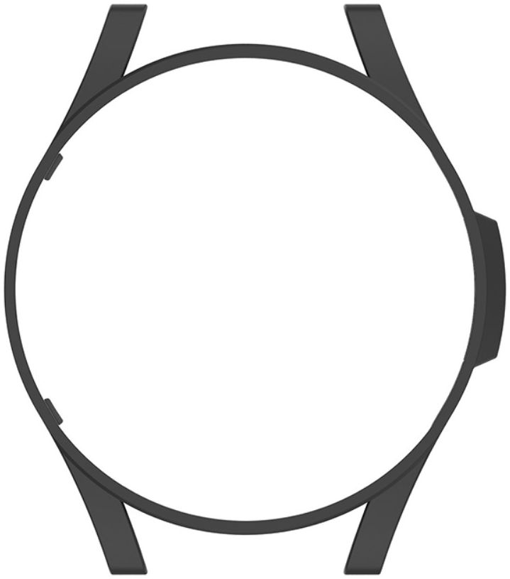 Samsung Galaxy Watch 4 44MM Hoesje - Hard Plastic Bumper - Zwart afbeelding 5