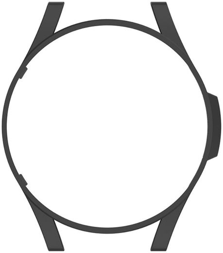 Samsung Galaxy Watch 4 44MM Hoesje - Hard Plastic Bumper - Zwart afbeelding 5