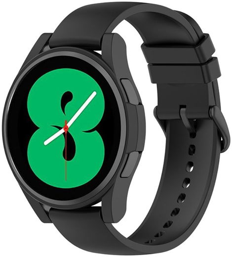 Samsung Galaxy Watch 4 44MM Hoesje - Hard Plastic Bumper - Zwart afbeelding 6