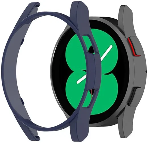 Samsung Galaxy Watch 4 44MM Hoesje - Hard Plastic Bumper - Blauw afbeelding 1