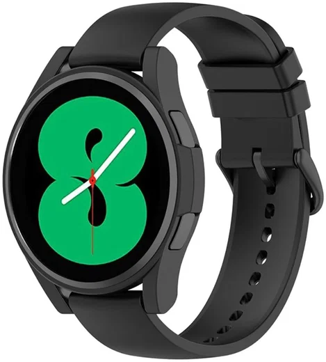 Samsung Galaxy Watch 4 40MM Hoesje - Hard Plastic Bumper - Zwart afbeelding 2