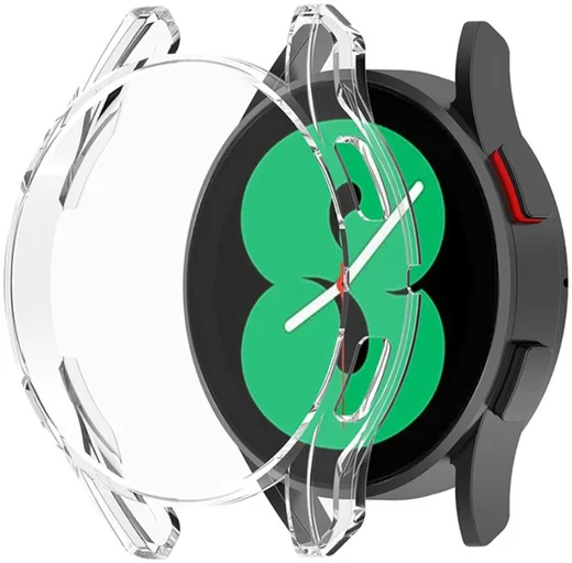 Samsung Galaxy Watch 4 40MM Hoesje - Flexibel TPU Bumper - Transparant afbeelding 2