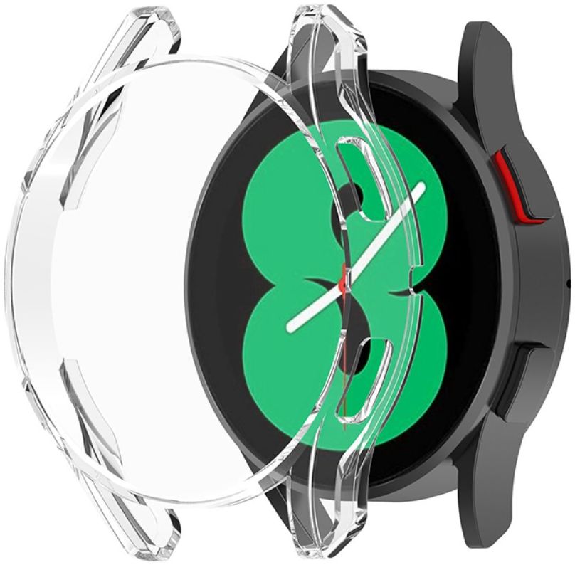 Samsung Galaxy Watch 4 44MM Hoesje - Flexibel TPU Bumper - Transparant afbeelding 2