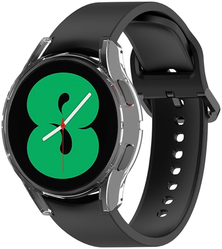 Samsung Galaxy Watch 4 44MM Hoesje - Flexibel TPU Bumper - Transparant afbeelding 1