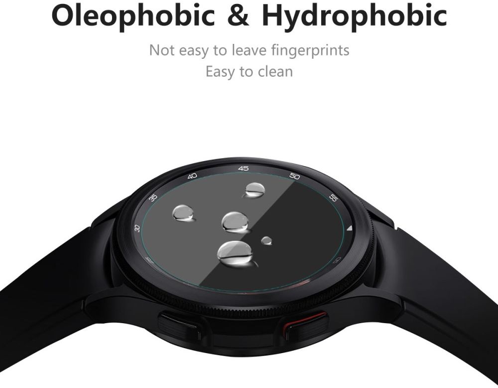 Samsung Galaxy Watch 4 Classic 46MM Screen Protector - Display Folie afbeelding 3
