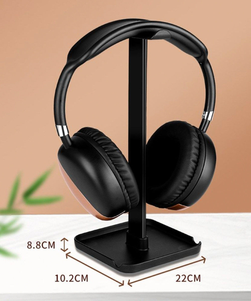Universele Koptelefoon Houder - Headset Stand voor op je Bureau Zwart afbeelding 8