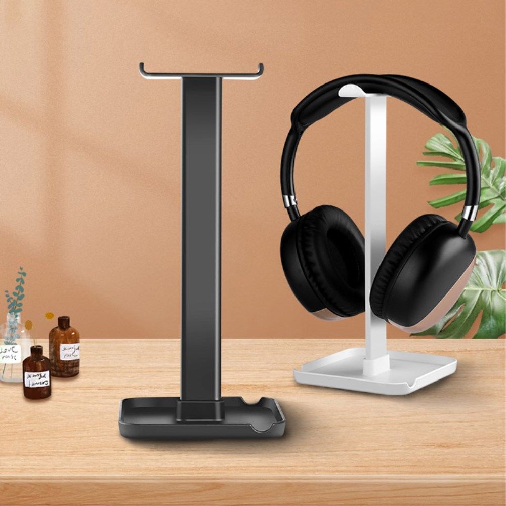 Universele Koptelefoon Houder - Headset Stand voor op je Bureau Zwart afbeelding 9