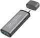 Compacte USB-C Kaartlezer Voor USB / Micro-SD / SD Kaart Grijs afbeelding 1
