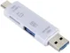 Multifunctionele 5 in 1 Kaartlezer Micro USB/USB/USB-C Wit afbeelding 1