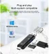 Multifunctionele 5 in 1 Kaartlezer Micro USB/USB/USB-C Wit afbeelding 9