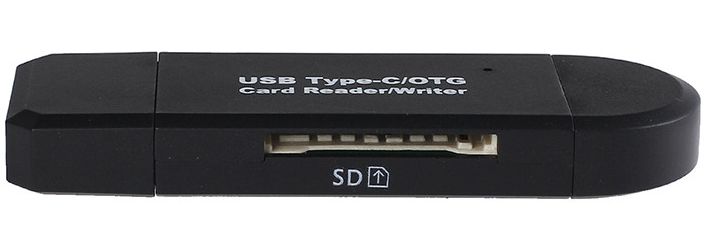 On The Go Geheugenkaartlezer USB 2.0 / MicroUSB / USB-C Cardreader afbeelding 7