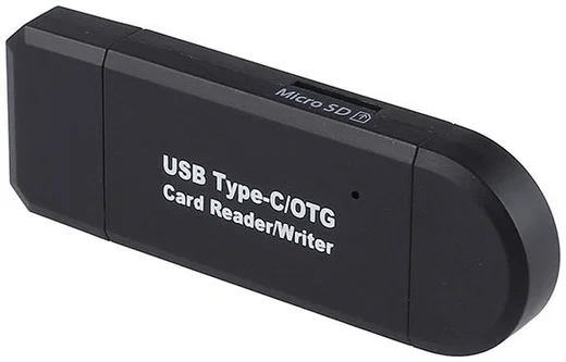 On The Go Geheugenkaartlezer USB 2.0 / MicroUSB / USB-C Cardreader afbeelding 8
