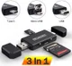 On The Go Geheugenkaartlezer USB 2.0 / MicroUSB / USB-C Cardreader afbeelding 19