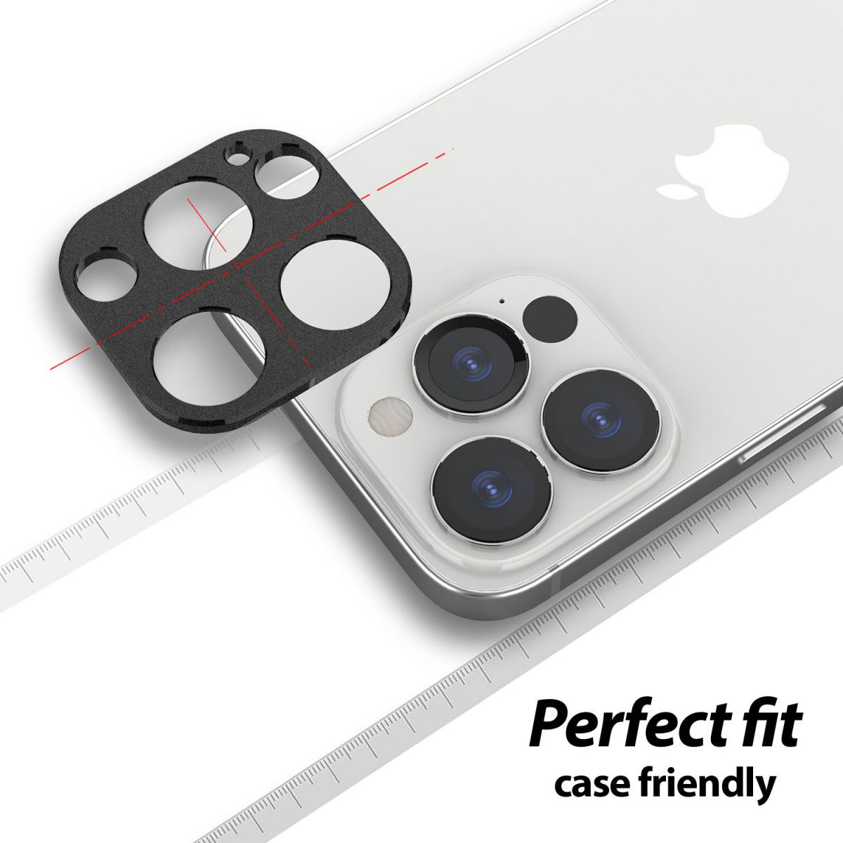 Whitestone Camera EZ Apple iPhone 13 Pro Camera Protector (2-Pack) afbeelding 2