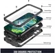 R-Just Sliding Camera Apple iPhone 13 Hoesje Waterdicht Zwart afbeelding 4