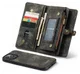 CaseMe 008 iPhone 13 Pro Hoesje Book Case met Back Cover Zwart afbeelding 2