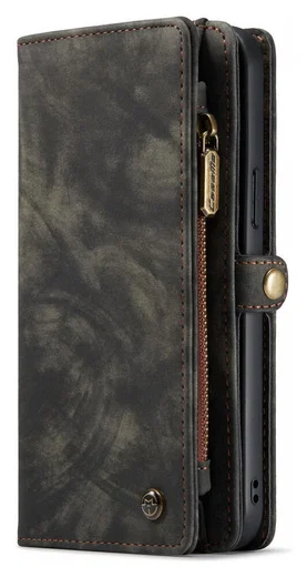 CaseMe 008 iPhone 13 Pro Hoesje Book Case met Back Cover Zwart afbeelding 6