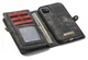 CaseMe 008 Apple iPhone 11 Hoesje Book Case met Back Cover Zwart afbeelding 2