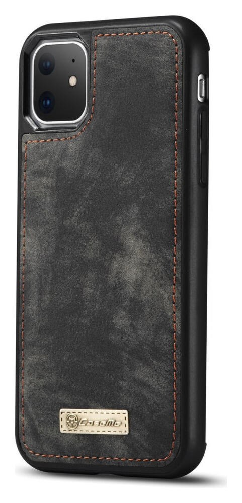 CaseMe 008 Apple iPhone 11 Hoesje Book Case met Back Cover Zwart afbeelding 6