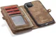 CaseMe 008 Apple iPhone 11 Hoesje Book Case met Back Cover Bruin afbeelding 2