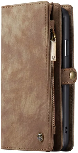 CaseMe 008 Apple iPhone 11 Hoesje Book Case met Back Cover Bruin afbeelding 5