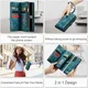 CaseMe 008 Samsung A52  A52S Hoesje Book Case en Back Cover Blauw afbeelding 9