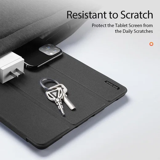 Dux Ducis Domo Apple iPad Mini 7/6 Hoes Tri-Fold Book Case Zwart afbeelding 7