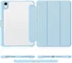 Dux Ducis Toby Apple iPad Mini 7/6 Hoes Tri-Fold Book Case Blauw afbeelding 2